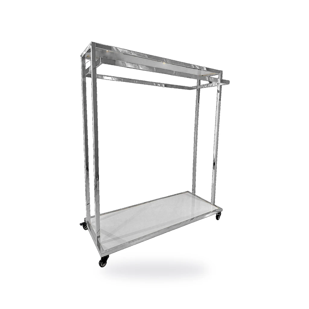 Arara Duplo Square Base Cromada (Ref. 2130)