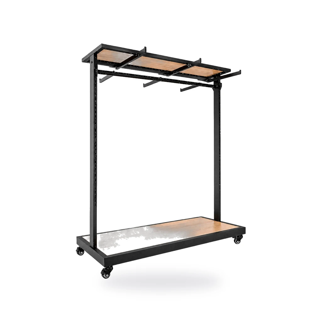 Arara Prateleira 6RTS Preta (Ref. 2125)